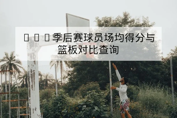 CBA季后赛球员场均得分与篮板对比查询